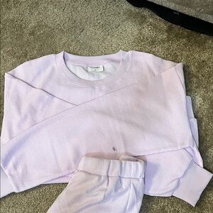 Comfy opal waffle Knit Set from comfrt.